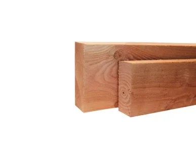 Actieprijs Douglas geschaafde gording 6,5 x 14,0 x 400 cm, onbehandeld.*