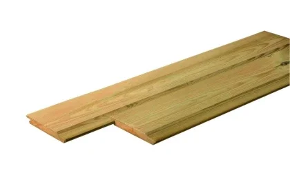 Aanbieding Scandinavisch vuren geschaafd rabat 1,9 x 14,5 x 420 cm, groen geïmpregneerd.*