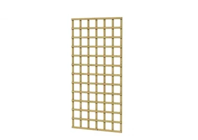 Vuren Trellis de Luxe, 90 x 180 cm, groen geïmpregneerd.* Exclusieve Aanbieding