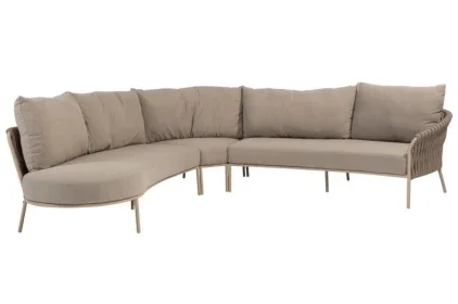 Beperkte Voorraad 4 Seasons Outdoor Comino hoekbank latte