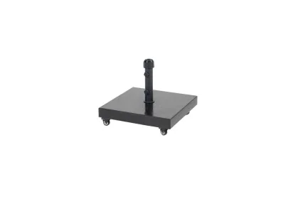 Uitverkoop 4 Seasons Outdoor Graniet parasolvoet 60 kg vierkant met 4 wielen