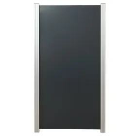 Aluminium/ composiet paneel smal 90x180cm donkergrijs Gereduceerde Prijs