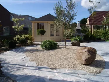 Balkan flagstones 2-4 cm dik, gekloofd Beperkt Aanbod