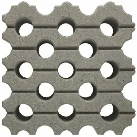 Voordeelprijs AquaPassage 60x60x16cm MP grijs vlak 4st/lg