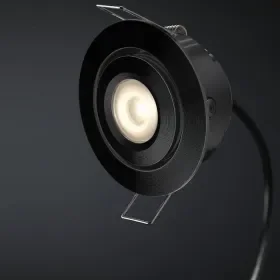 Meest Verkocht Losse inbouwspot Toledo - zwart inclusief 5 meter zwarte verlengkabel