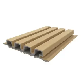 Actieprijs NewTechWood HKC co-extrusie Castellation PRO35 gevelbekleding, 3,3 x 21,5 x 230 cm, Red Cedar.