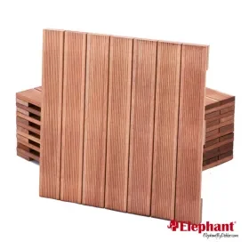 Vlondertegel hardhout bangkirai 90x90cm Seizoensaanbieding