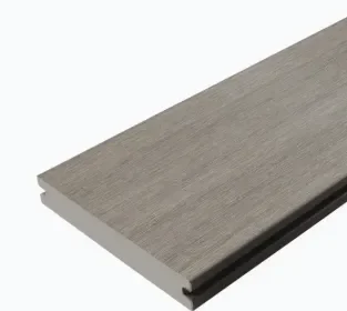 WPC 22,5x138mm Fiberdeck Premium massief Light Grey - lengte 300cm Tijdelijk Beschikbaar