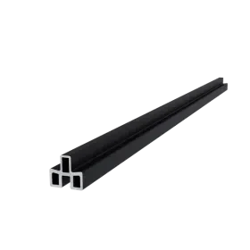 Actieprijs NewTechWood aluminium frameset t.b.v. triple schermplanken, zwart.