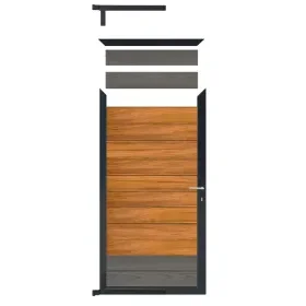 Aanbieding Mix&Match zelfbouw deurset antraciet 90x180cm