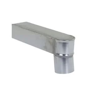 Weekendaanbieding NTZ Zinken stadsuitloop, rechthoekig x ronde uitloop 60x80mm, Ø80mm