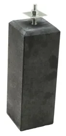 Alleen Vandaag Betonpoer 17 x 17 x 58 cm antraciet