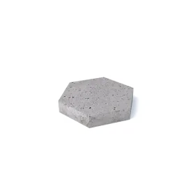 Tegel 6-kant 37,5x37,5x7 cm Grijs Beperkte Voorraad