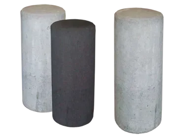 Beperkte Voorraad Sierpaal rond 30x80 cm (bxdxh) grijs