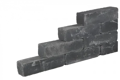 Uitverkoop Blockstone Black 15x15x45cm