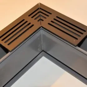 Ultra Drain Blackline hoekstuk Hoge Kwaliteit