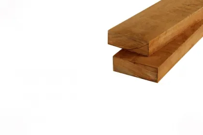 Alleen Vandaag Gording hardhout ruw Azobe 5x15x450 cm