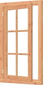 Veilige Betaling Douglas Vleugelraam enkel onbehandeld linksdraaiend 808x1430mm