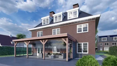 Aanbouwveranda Ancona 9000x3900x2600mm (bxdxh) Laatste Kans