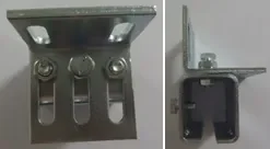 Verstelbare muurbevestigingsplaat voor geleider Laatste Kans