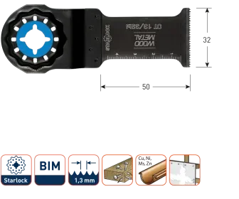 Zaagblad Multitool OT13/32bi Metaal SL 32x50 (1 st per set) Veilige Betaling