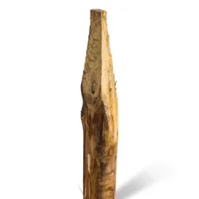 Actieprijs Kastanje palen 200 cm Ø6/8 - geschild en gepunt