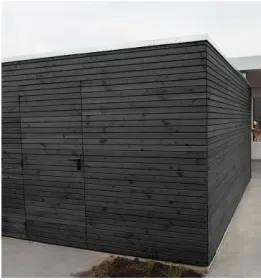 Vuren dubbel rhombus 2,8 x 14,5 x 420 cm zwart gespoten Lage Kosten