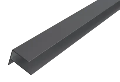 Actieprijs WEO35-60 Alu F-profiel Dark Grey L-300cm 65x80mm - RAL7022
