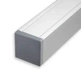Aluminium paal basic met kap geanodiseerd 9x9x186cm Koop Vandaag