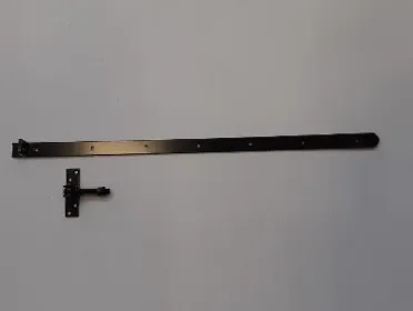 Verstelbare duimheng / Plaat 130x35mm / Heng 1000x40mm - Zwart Dagaanbieding