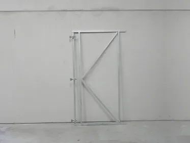 Verstelbare poortframe voor horizontale planken 100x180 cm - vuurverzinkt Koop Vandaag