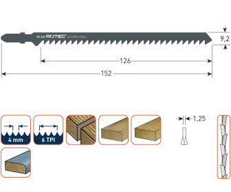 Alleen Vandaag Decoupeerzaagblad DC340 / T344D (5 st per set)