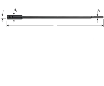 Verlengstuk cilinderkopboren 8x330 (1 st per set) Veilige Betaling