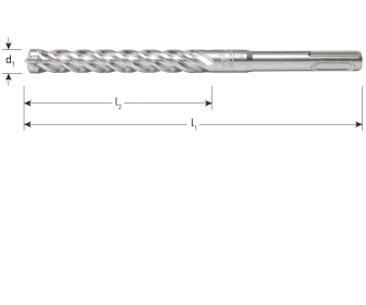 Weekendaanbieding Hamerboor SDS+ Quattro-X ø14,0x160/210 (1 st per set)