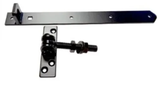 Verstelbaar poortbeslag zwart gepoedercoat 400mm Beste Prijs