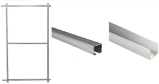 Wandbevestigingset voor schuifpoort - poortframe 1365x1900mm Superprijs