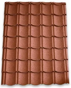 Aqua-Pan metaal dakpan- rood Weekendaanbieding