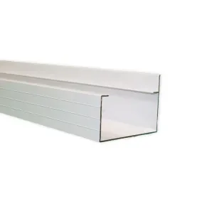 Vario aluminium bakgoot wit - 3 mtr Alleen Vandaag