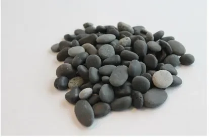 Beach Pebbles black 8-16 mm - Bigbag 1500kg (= 0,85 m3) Bestel Nu