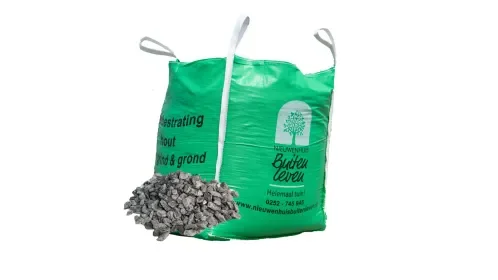 Ardennersplit grijs 8-16mm - Mini Bigbag 500kg(= 0,35 m3) Koopje