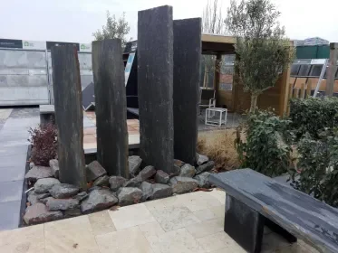 Aanbieding Hamoir decoplaat Pillar Premium Black 250x50x3/7 cm