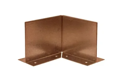 Beperkte Voorraad Inwendige hoek corten Double (flg) 10cm