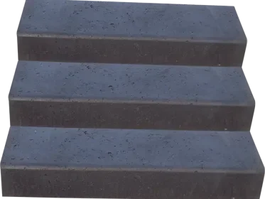 Traptrede oud hollands 120x50x20 (bxdxh) grijs of zwart Must-Have