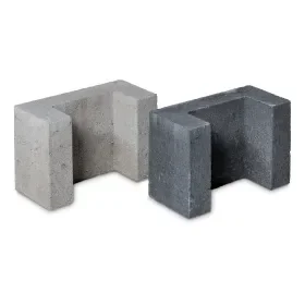 Uitverkoop U-element 40x40x50 (bxdxh) Roestbruin