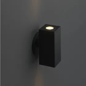 Wandlamp Lamego zwart - vierkant Rechtstreeks Van De Fabrikant