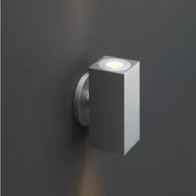 Lage Kosten Wandlamp Lamego blank - vierkant