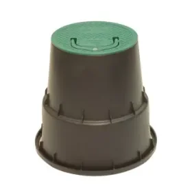 Veilige Betaling Rain grondput, type PZCM 15, groen/zwart, d = 152 mm, h = 229 mm