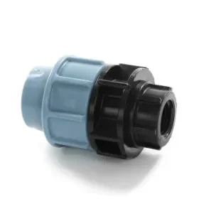 Unidelta schroefkoppeling, klem x binnendraad, Kiwa, 16 bar, 16 mm x ½", zonder verstevigingsring Favoriet