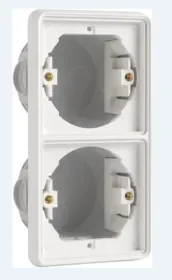 Beperkte Voorraad Hydro WD inbouwkader 2V verticaal wit