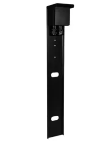 Tuinpaal - pro enkel met dubbele wartel zwart Fabrieksprijs